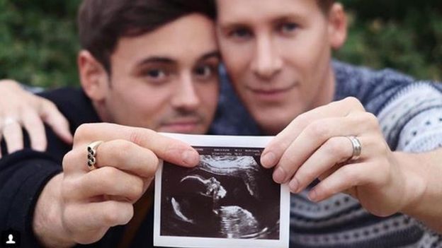英国跳水名将戴利登报宣布当爸 与同性伴侣代孕得子