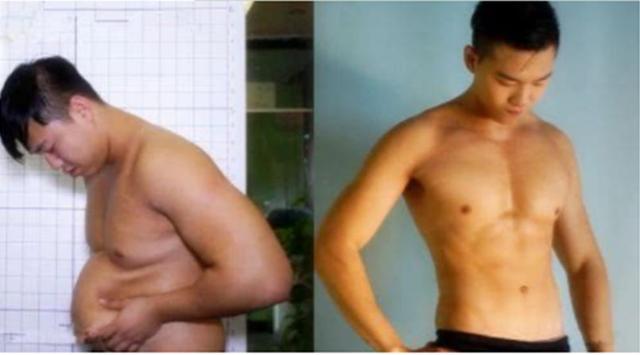 95后肌肉男从小鲜肉到油腻大叔，再次瘦下来只为证明健身减肥有效