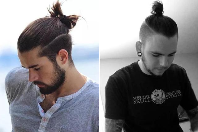 除了板寸,丸子头也是检验帅哥的标准!