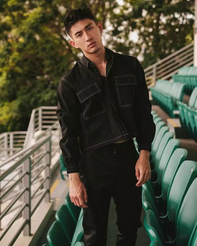 名校毕业的新加坡男模,完美侧脸让人小鹿乱撞!
