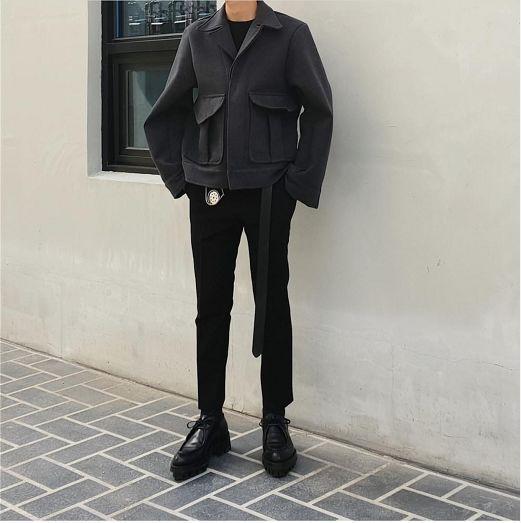 男生穿衣服好看有品味,长相不出众也无所谓