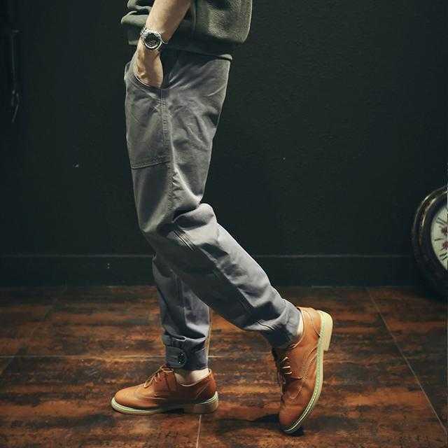 时髦束腿裤,上身效果很有范儿穿出时尚感