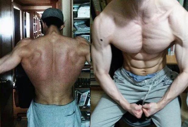 韩国25岁健美新星,每个月吃掉90斤鸡胸肉,公开宣称不用任何药物