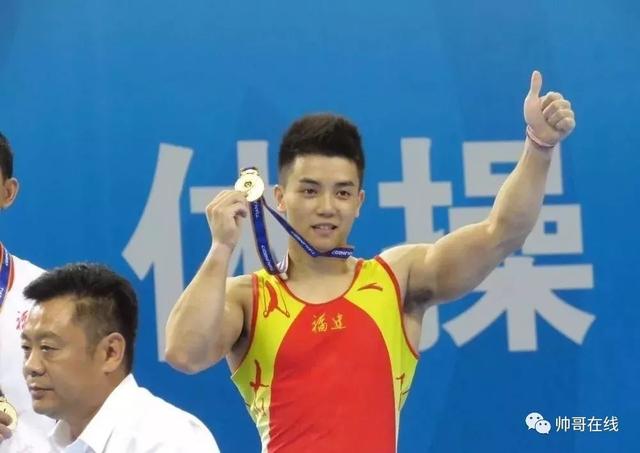 肌肉体操帅哥纪练深火了,萌脸小奶狗有颜有实力~