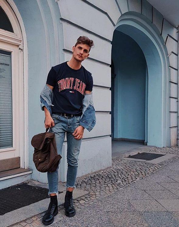 穿牛仔裤懒得卷裤脚?试试时髦的毛边款式