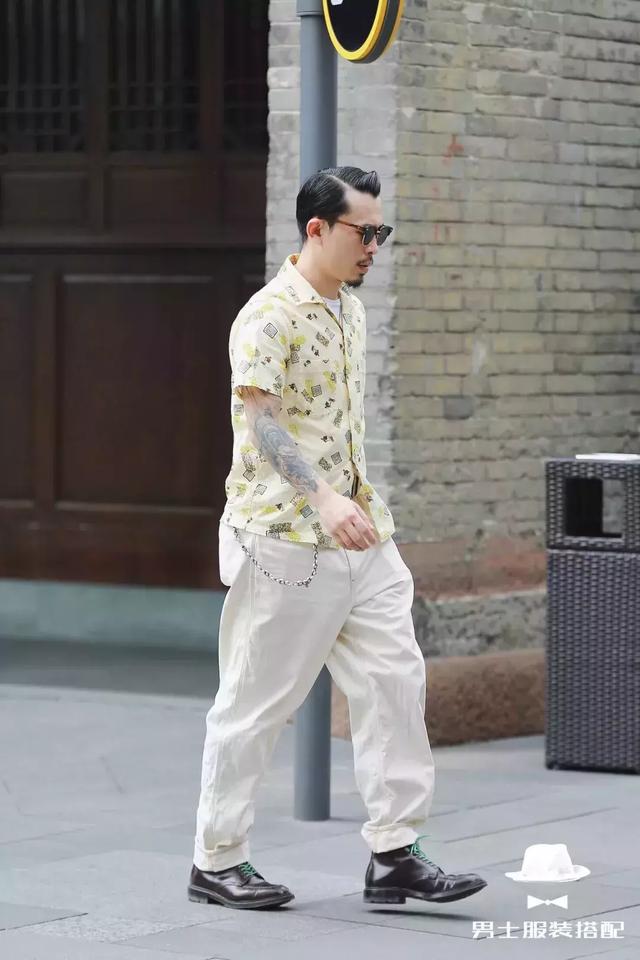 短袖衬衫很土味?那是你还没穿对!