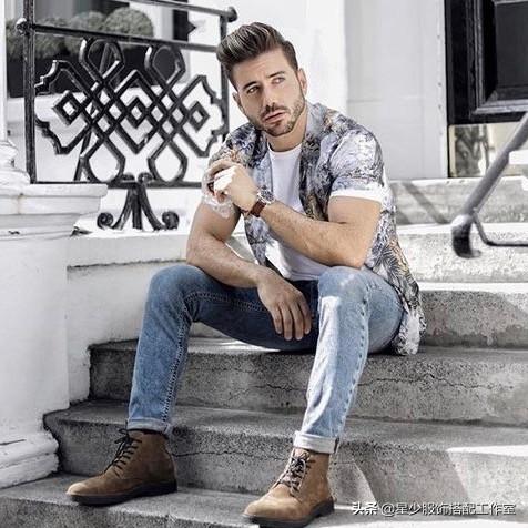 男人穿花衬衫忒骚?5种搭配让你变型男代表