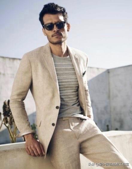 男人穿T恤,夏天无惊喜?条纹变海魂,六种搭配更显男人味