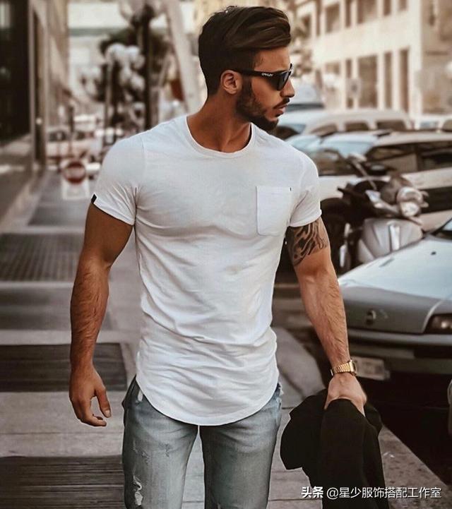 男人穿T恤太平凡?掌握这3点,基础款也能很性感