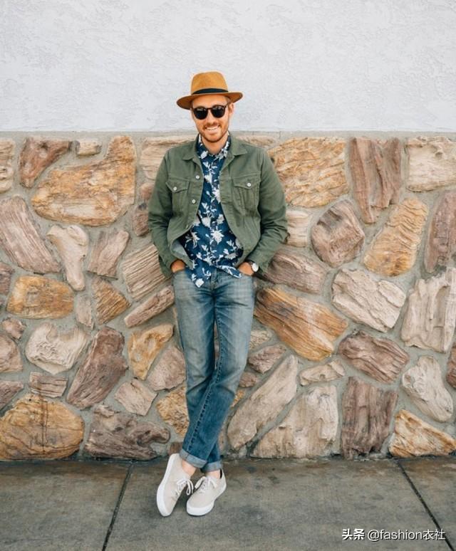 男生,一双板鞋的搭配,够帅