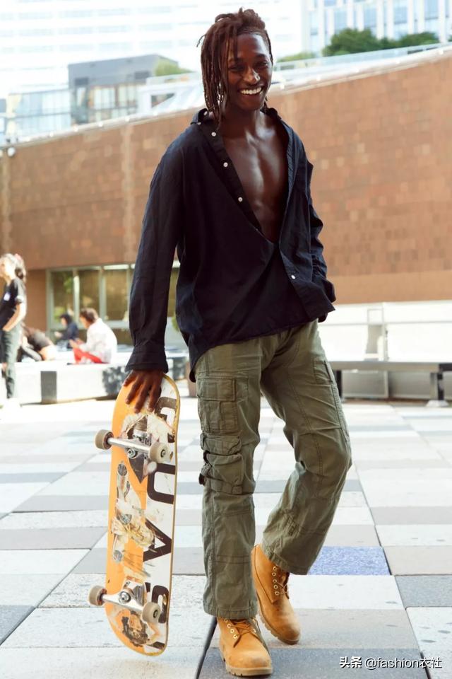 男士,这样穿工装服,能不潮?