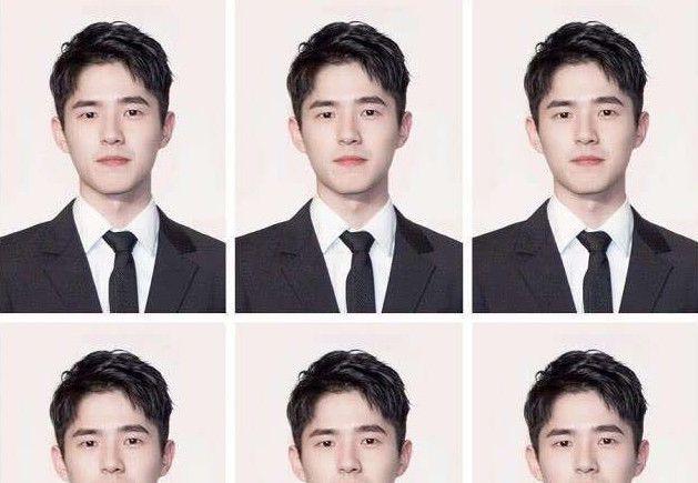 男明星的证件照,真的是帅到没朋友