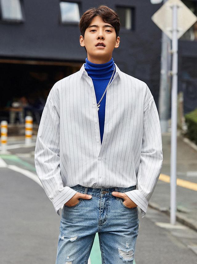 要拉长身高?矮仔君不用愁,条纹神助攻