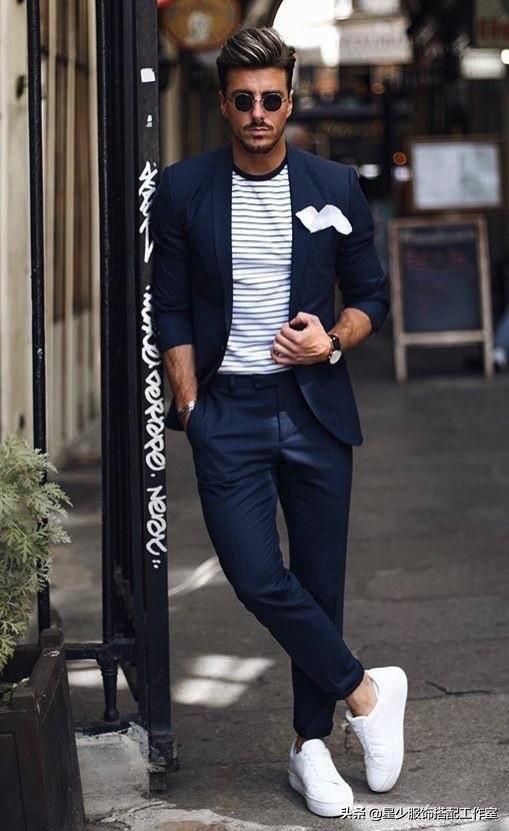 男人最百搭的款式原来是西装?一套西装=七天不重样