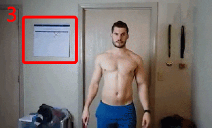 24岁胖小伙,坚持不懈的健身成肌肉男,并记录每天的身体变化