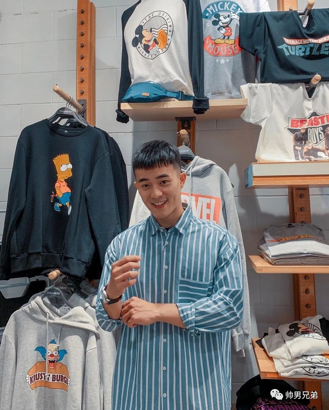 硬朗痞帅大帅哥,狼狗腹肌太性感